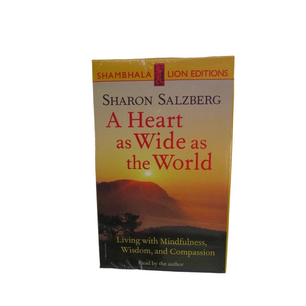 A Heart as Wide the World Sharon Salzberg Audio Book Cassette 33889